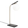 Opviq Yıldız - 4021 Lámpara de mesa Dorada y Negra
